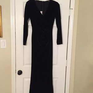 Cache' Velvet full length Dress (worn once)